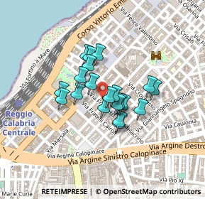 Mappa Piazza Carmine, 89127 Reggio di Calabria RC, Italia (0.161)