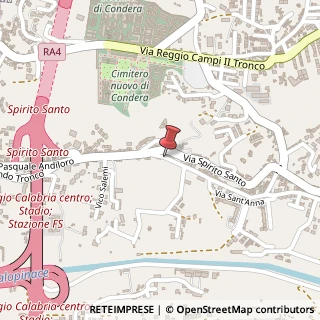 Mappa Via Sprito Santo, 6, 89100 Reggio di Calabria, Reggio di Calabria (Calabria)