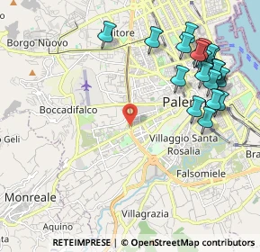 Mappa Via Giuseppe Pollaci, 90129 Palermo PA, Italia (2.75)