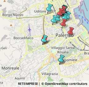 Mappa Via Giuseppe Pollaci, 90129 Palermo PA, Italia (2.49611)