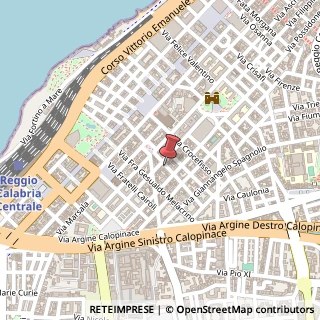 Mappa Via Domenico Muratori, 35, 89127 Reggio di Calabria, Reggio di Calabria (Calabria)