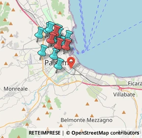 Mappa Via Agostino Gallo, 90127 Palermo PA, Italia (3.41)