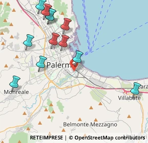 Mappa Via Agostino Gallo, 90127 Palermo PA, Italia (5.38417)