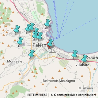 Mappa Via Agostino Gallo, 90127 Palermo PA, Italia (4.495)
