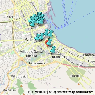 Mappa Via Agostino Gallo, 90127 Palermo PA, Italia (2.082)