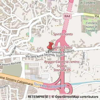 Mappa Via Segesta, 49, 89128 Reggio di Calabria, Reggio di Calabria (Calabria)