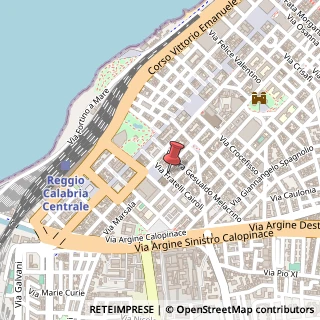 Mappa Via Cairoli, 7, 89127 Reggio di Calabria, Reggio di Calabria (Calabria)