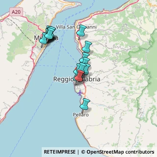 Mappa Via Nicolò da Reggio, 89128 Reggio di Calabria RC, Italia (7.018)