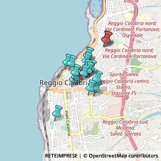 Mappa Via Nicolò da Reggio, 89128 Reggio di Calabria RC, Italia (0.5425)