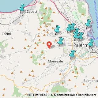Mappa Via S. Martino, 90046 Piano dei Geli PA, Italia (5.60364)