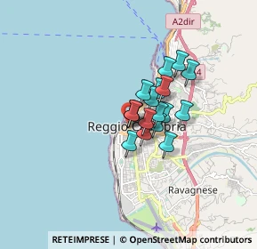 Mappa Via Andrea Caridi, 89127 Reggio di Calabria RC, Italia (1.07889)