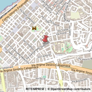 Mappa Via Diomede Marvasi, 21, 89128 Reggio di Calabria, Reggio di Calabria (Calabria)