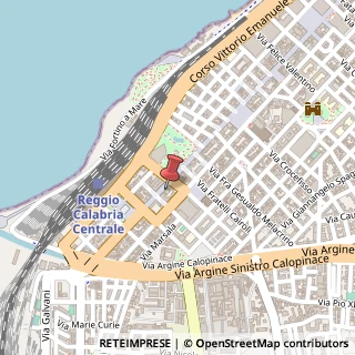 Mappa Corso Giuseppe Garibaldi, 563, 89125 Reggio di Calabria, Reggio di Calabria (Calabria)