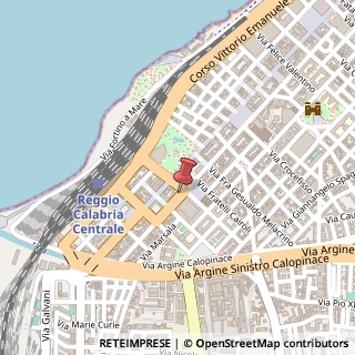 Mappa Via Sa, 89127 Reggio di Calabria, Reggio di Calabria (Calabria)