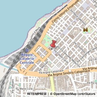Mappa Via San Francesco da Paola, 58B, 89127 Reggio di Calabria, Reggio di Calabria (Calabria)