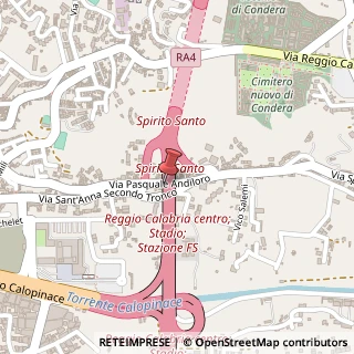 Mappa Via Elorina, 200, 89127 Reggio di Calabria, Reggio di Calabria (Calabria)