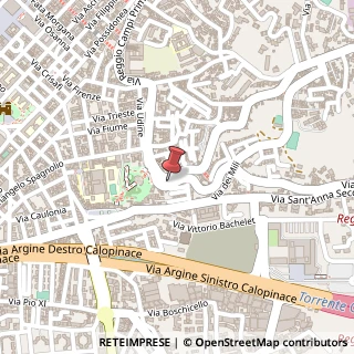 Mappa Via Pasquale Andiloro, 5, 89128 Reggio di Calabria, Reggio di Calabria (Calabria)