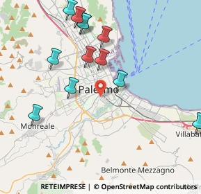 Mappa Via Enrico Toti, 90127 Palermo PA, Italia (4.89333)