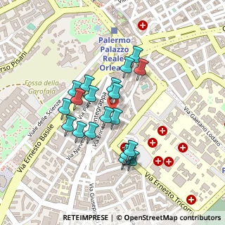 Mappa Via Enrico Toti, 90127 Palermo PA, Italia (0.214)