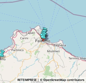 Mappa Via Giuseppe Basile, 90127 Palermo PA, Italia (36.952)