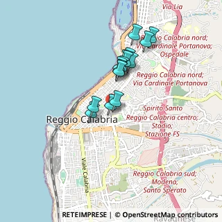 Mappa Via Placido Geraci, 89128 Reggio di Calabria RC, Italia (0.79867)