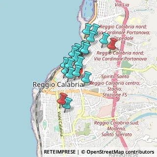 Mappa Via Placido Geraci, 89128 Reggio di Calabria RC, Italia (0.705)