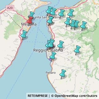 Mappa Via Placido Geraci, 89128 Reggio di Calabria RC, Italia (9.428)