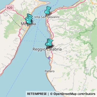 Mappa Via Placido Geraci, 89128 Reggio di Calabria RC, Italia (8.69)