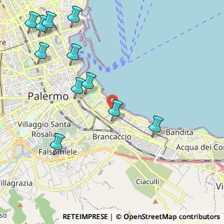 Mappa Via Miloro Santa, 90123 Palermo PA, Italia (2.99273)