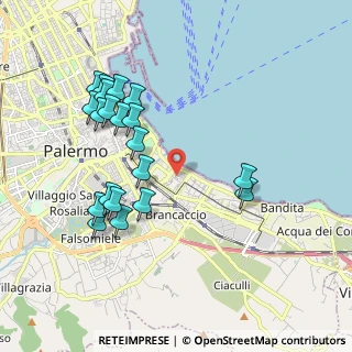 Mappa Via Miloro Santa, 90123 Palermo PA, Italia (2.2295)