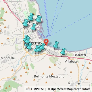 Mappa Via Miloro Santa, 90123 Palermo PA, Italia (4.21313)