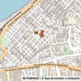 Mappa Via Acri, 6, 89128 Reggio di Calabria, Reggio di Calabria (Calabria)