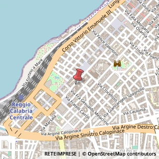 Mappa Via San Francesco da Paola, 43/A, 89127 Reggio di Calabria, Reggio di Calabria (Calabria)
