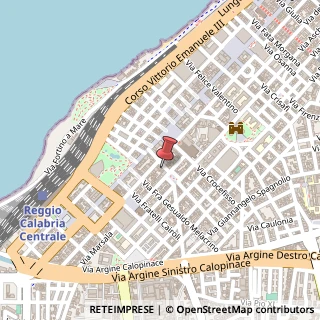 Mappa Via XXI Agosto, 70, 89127 Reggio di Calabria, Reggio di Calabria (Calabria)