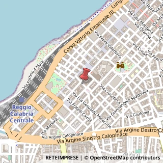 Mappa Via XXI Agosto, 66, 89127 Reggio di Calabria, Reggio di Calabria (Calabria)