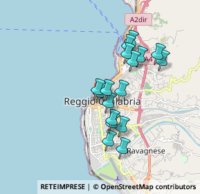 Mappa Via Ventuno Agosto, 89127 Reggio di Calabria RC, Italia (1.65765)