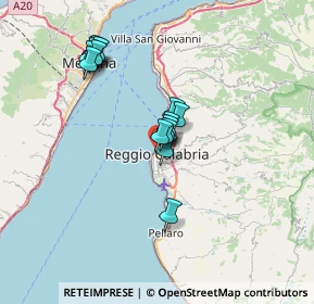 Mappa Via Ventuno Agosto, 89127 Reggio di Calabria RC, Italia (6.57733)