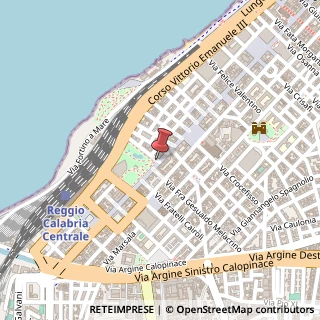 Mappa Corso Giuseppe Garibaldi,  503, 89127 Reggio di Calabria, Reggio di Calabria (Calabria)