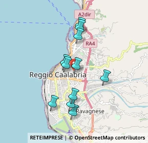 Mappa 89128 Reggio di Calabria RC, Italia (1.75091)