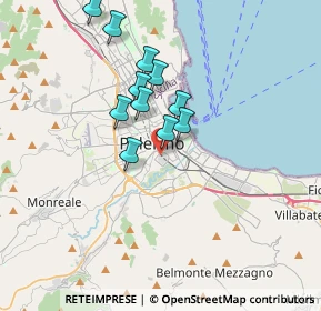Mappa Piazza Nicola Leotta 1 Padiglione chirurgia, 90127 Palermo PA, Italia (3.22364)