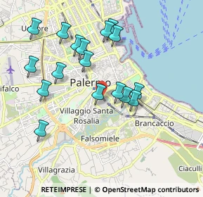 Mappa Piazza Nicola Leotta 1 Padiglione chirurgia, 90127 Palermo PA, Italia (2.07412)
