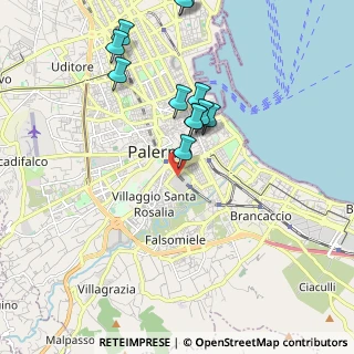 Mappa Piazza Nicola Leotta 1 Padiglione chirurgia, 90127 Palermo PA, Italia (2.24667)