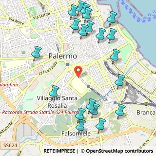 Mappa P.Za Leotta Nicola, 90127 Palermo PA, Italia (1.4865)