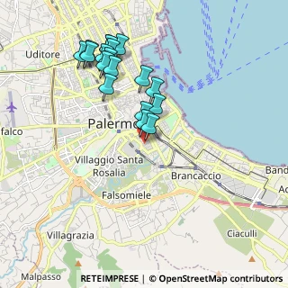 Mappa Via Palermo Gaspare, 90127 Palermo PA, Italia (2.13444)