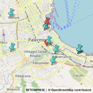 Mappa Via Palermo Gaspare, 90127 Palermo PA, Italia (2.48091)