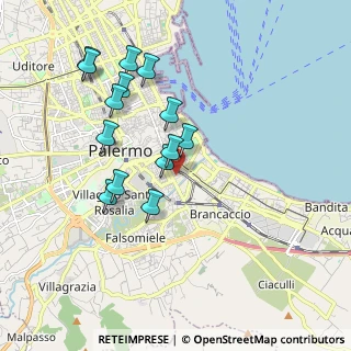 Mappa Via dei Decollati, 90124 Palermo PA, Italia (1.98714)