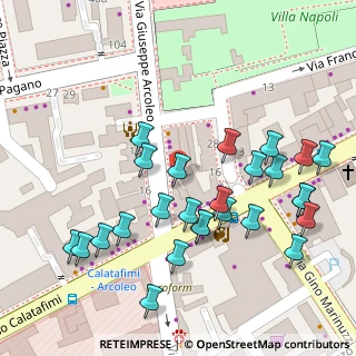 Mappa Via Villa di Napoli, 90129 Palermo PA, Italia (0.07308)