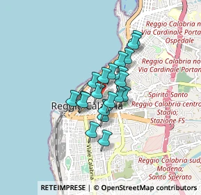 Mappa Via Giuseppe Mazzini, 89127 Reggio di Calabria RC, Italia (0.596)
