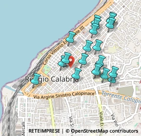 Mappa Via Giuseppe Mazzini, 89127 Reggio di Calabria RC, Italia (0.4935)