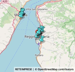 Mappa Via Giuseppe Mazzini, 89127 Reggio di Calabria RC, Italia (5.83214)